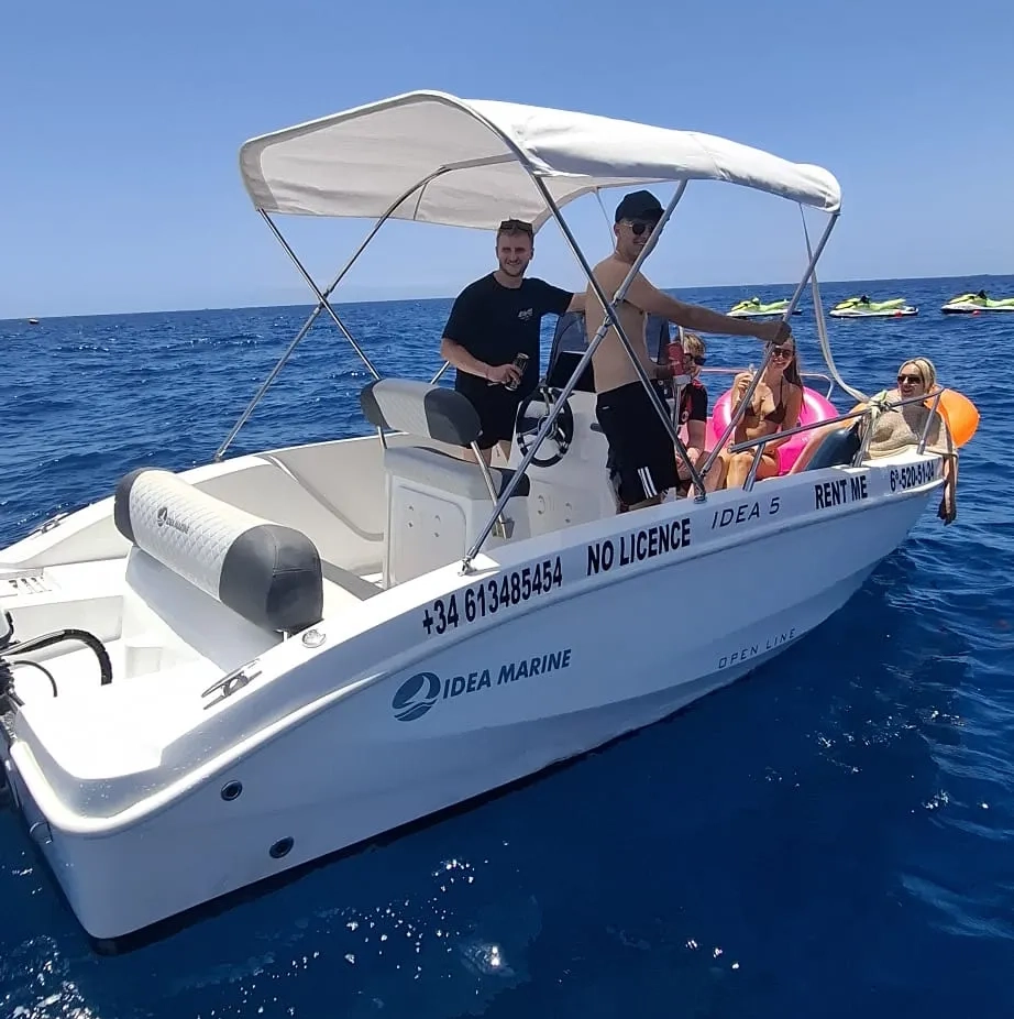 Idea 53 no license boat rental Tenerife