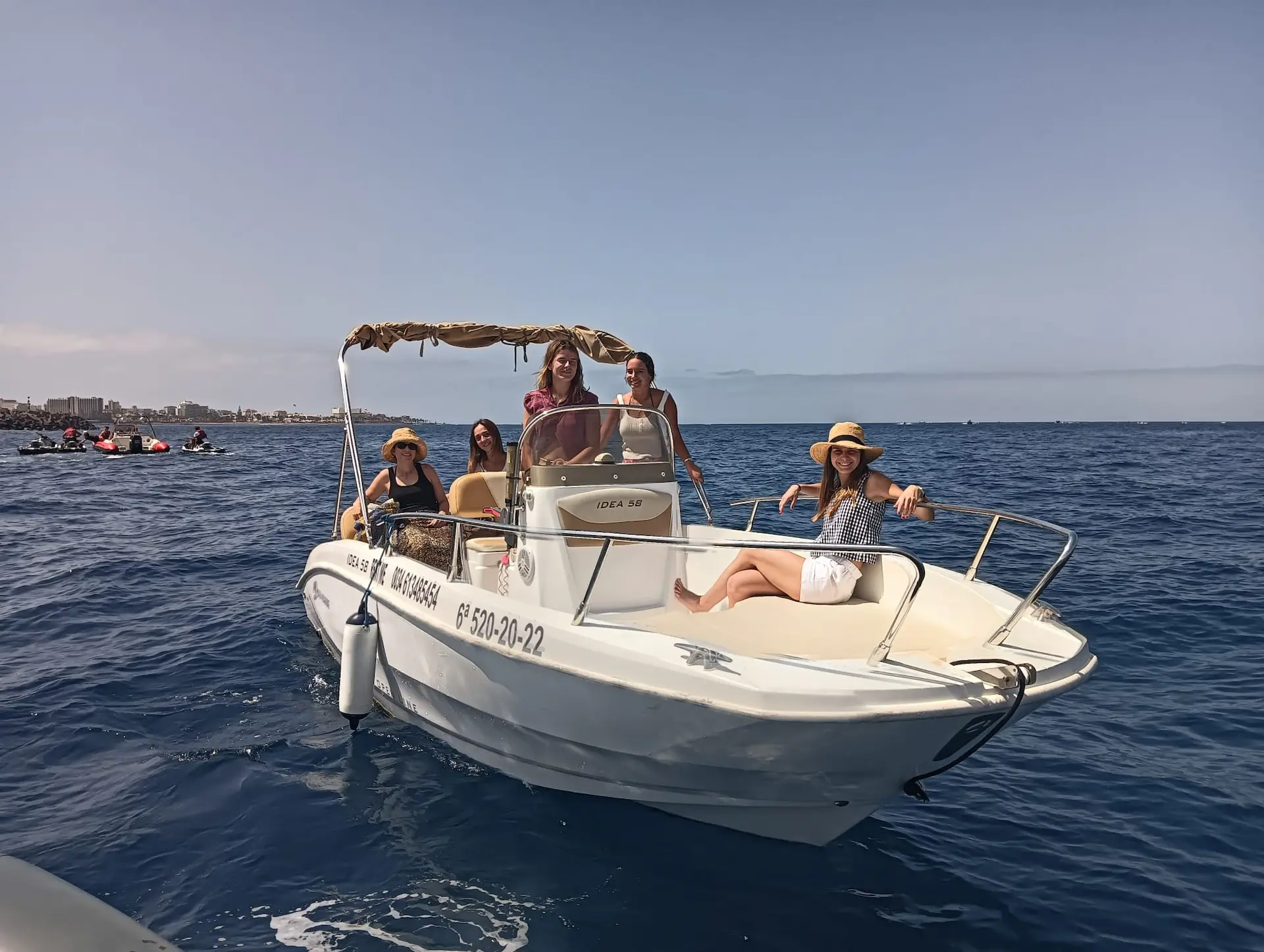 Idea 53 no license boat rental Tenerife