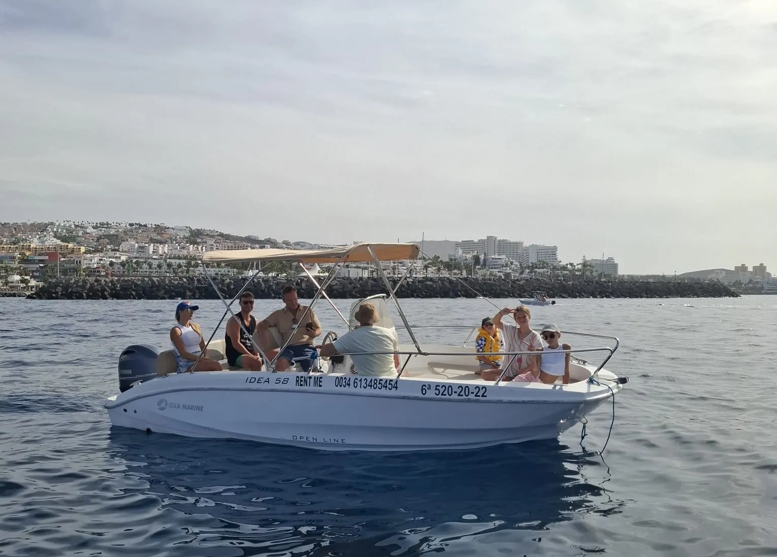 Alquiler barco Idea 58 Costa Adeje Tenerife