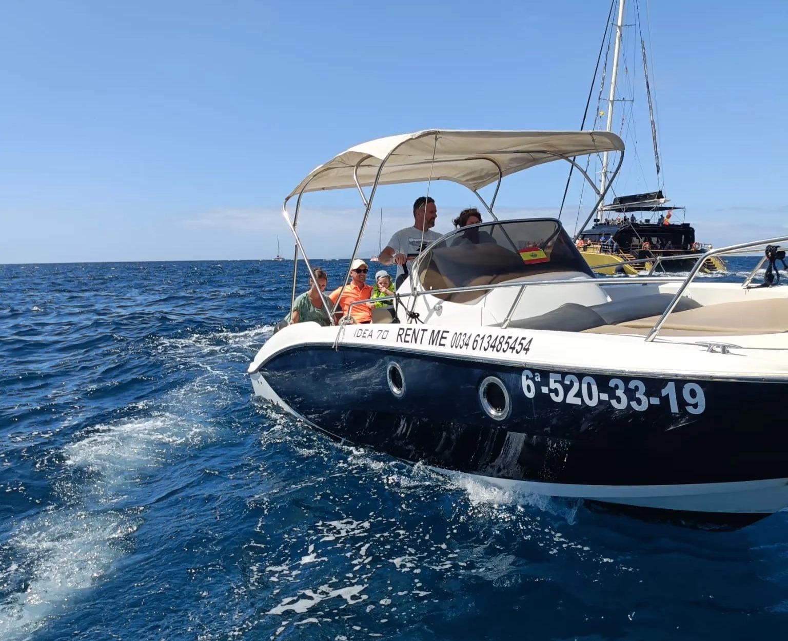 Idea 70 Poseidon Rent a Boat Tenerife